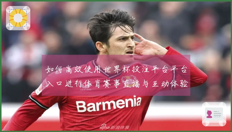 如何高效使用世界杯投注平台平台入口进行体育赛事直播与互动体验指南